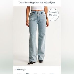 Curve Love High Rise 90s Relaxed Jean